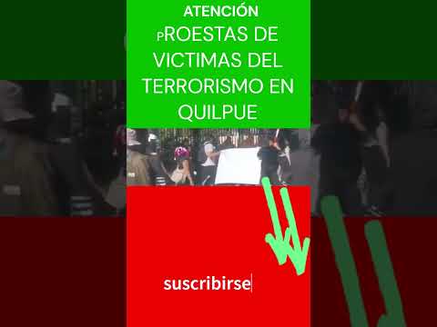 PROTESTAS DE VICTIMAS DEL TERRORISMO EN #QUILPUE
