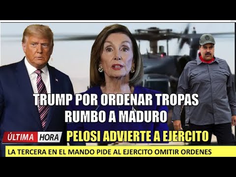 Trump daria orden militar no autorizada contra Maduro