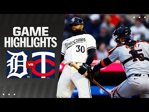 Tigers vs. Twins Game Highlights (4/19/24) | MLB Highlights