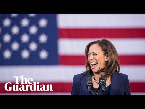 Kamala Harris makes first speech since Biden endorsement – watch live