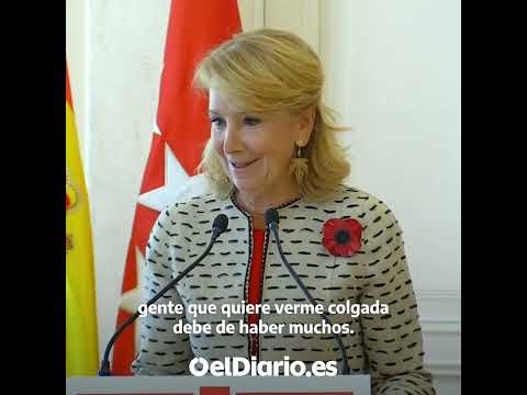 Aguirre, sobre su retrato de más de 14.000 euros: Es más pequeño que el de Gallardón