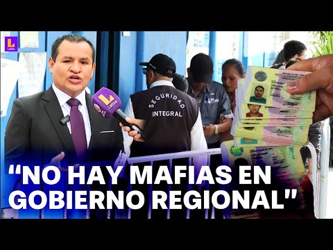 Mafia de licencias en el Callao: Gerente de Transporte niega que el Gobierno Regional esté implicado