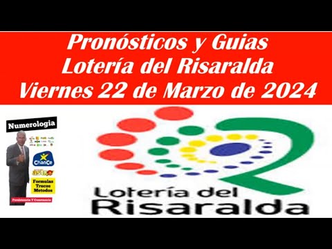 LOTERIA DEL RISARALDA del Viernes 22 de marzo de 2024 Resultados Premio Mayor #loteriadelrisaralda