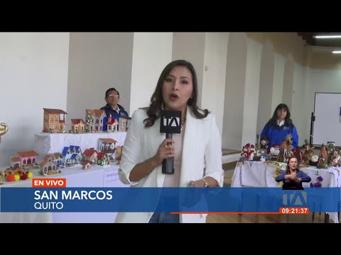 La Casa Somos de San Marcos, en Quito, organizó una feria de emprendimientos