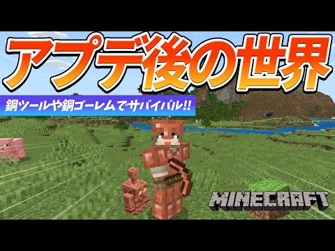 マイクラ統合版プレビューで新アップデートを最速プレイ！【マイクラ実況 / マインクラフト / minecraft】