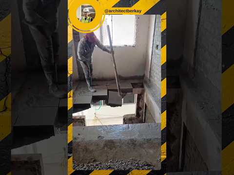 Beton Zemin Nasıl Kesilir ? Detaylar Açıklamada #shorts #architecture #satisfying