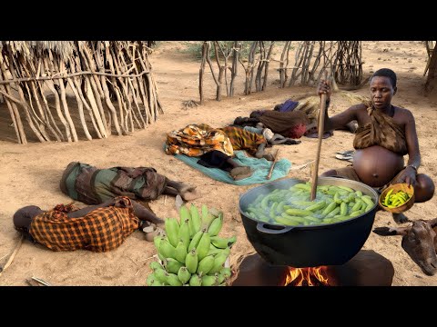 Typically African Village Life Morning Routine of Our Hardworking Mother Raising 37 Kids in Desert🏜️