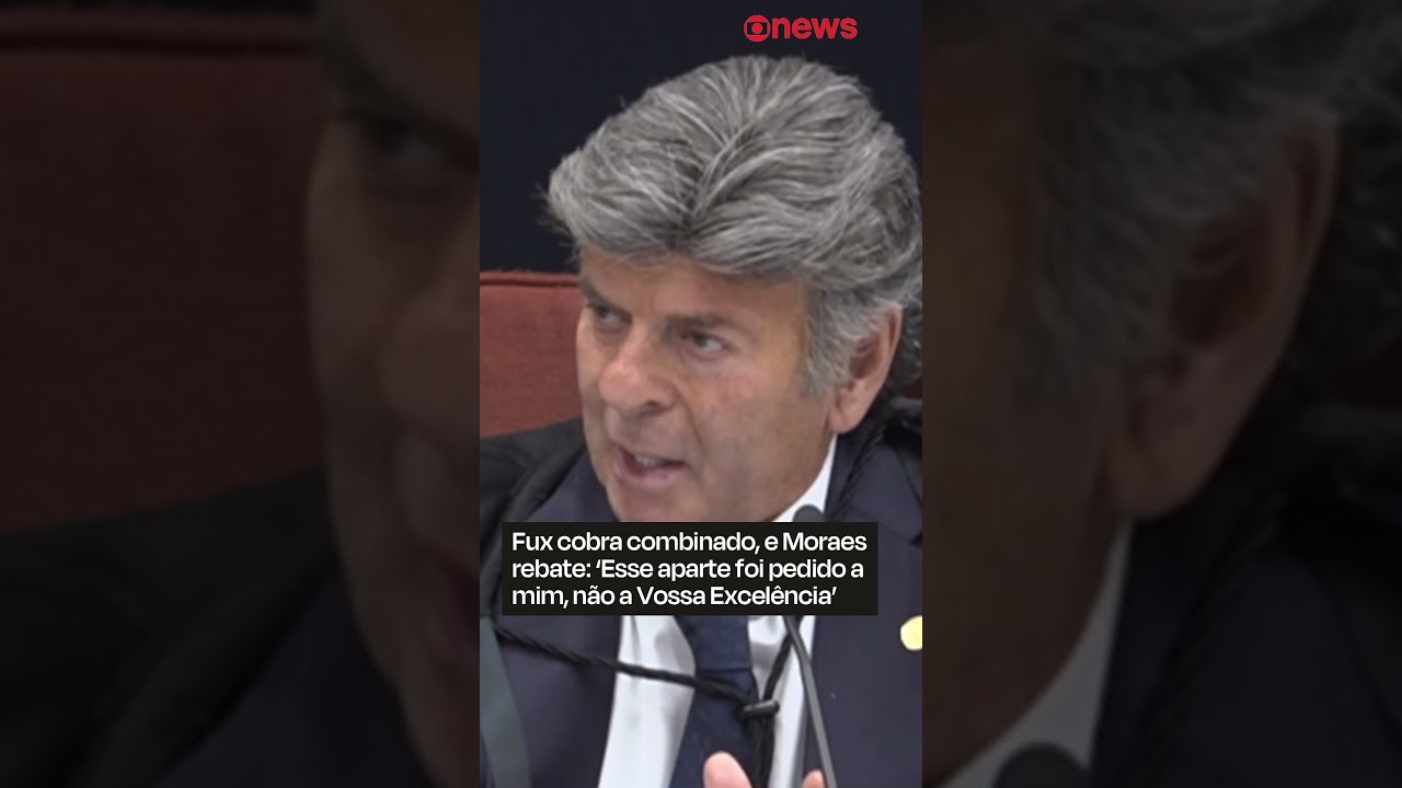 Fux cobra combinado, e Moraes rebate: ‘Aparte foi pedido a mim, não a Vossa Excelência’