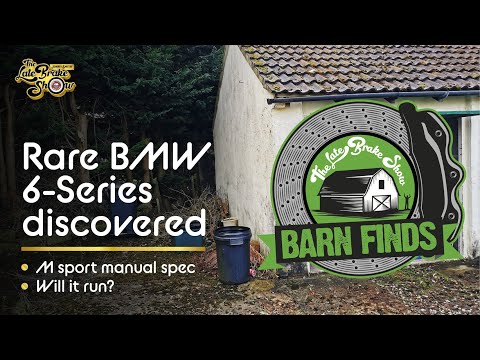 Rare Barn Find classic BMW 6-Series E24 discovered. Will it start?