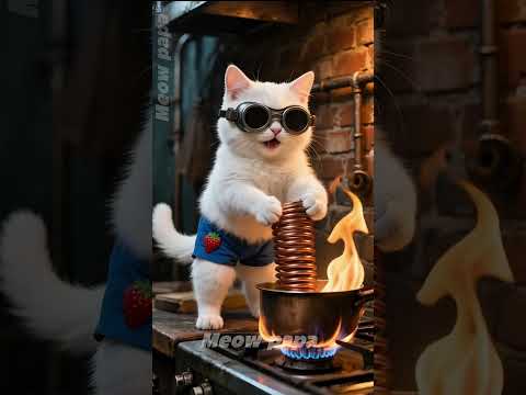 🐾😱🦿Kitten Trapped Copper Into Fake Gold Just To See His Dad Walk Again With a Robotic Leg