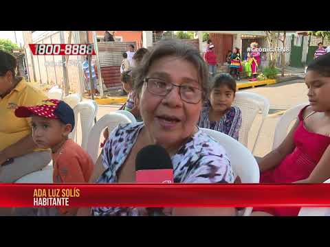 Barrios del distrito V de Managua estrenan calles asfaltadas – Nicaragua