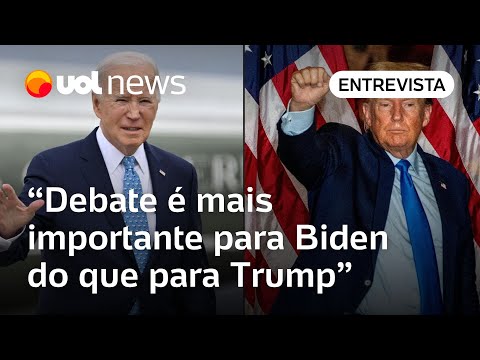 Debate nos EUA: Trump terá vantagem se Biden 'travar' em debate, diz professor