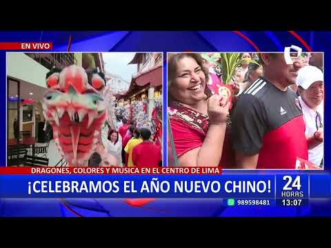 Año Nuevo Chino: limeños llegan a la calle Capón para celebrar la festividad del dragón (1/2)