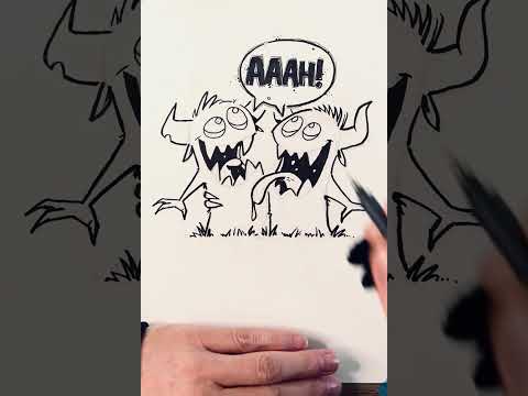 Creature timelapse drawing | Character design