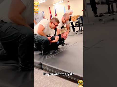 Taser test #foryou #funny #failgag #funnyclips #police #funnyfails #funnyvideos #army