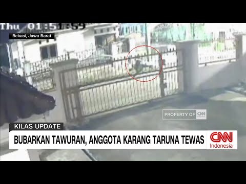 Bubarkan Tawuran, Anggota Karang Taruna Tewas