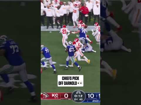 A big INT in the end zone to prevent the Seahawks from scoring before half — NFL