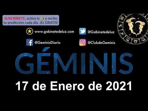 Horóscopo Diario - Géminis - 17 de Enero de 2021.