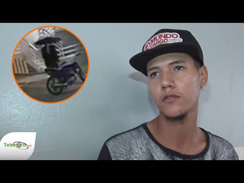 Joven reporta robo de su motocicleta en SFM; ofrece recompensa por información