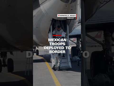 Mexican troops deployed to US border