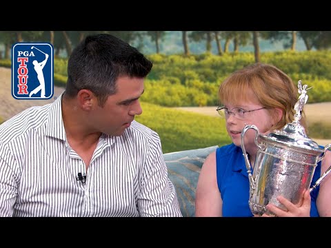 Gary Woodland and Amy Bockerstette | Paying it forward