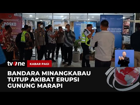 Bandara Minangkabau Tutup Akibat Abu Vulkanik Gunung Marapi