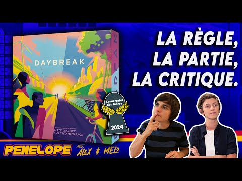 [ DAYBREAK / E-MISSION ] - La règle, La partie, La critique ! Que vaut LE Kennerspiel 2024 ?