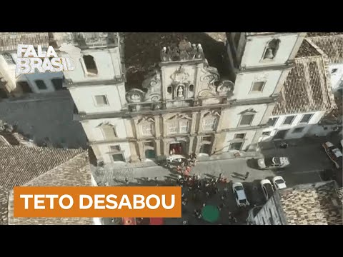 Veja o que se sabe sobre o desabamento do teto da ‘igreja de ouro’ em Salvador (BA)