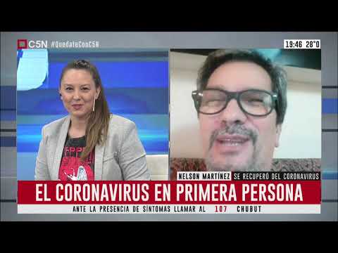 CORONAVIRUS EN ARGENTINA: Habla Nelson Martínez, el paciente número 13