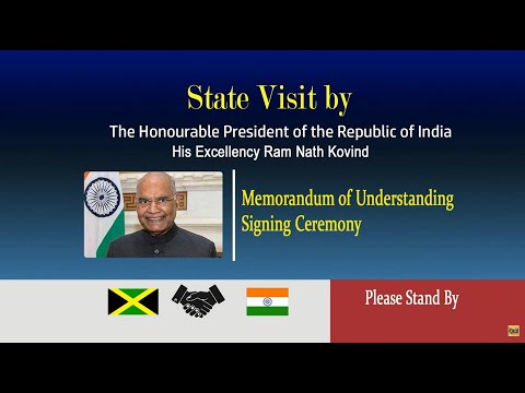 Courtesy Call || Prime Minister of Jamaica by The President of the Republic of India - May 16, 2022