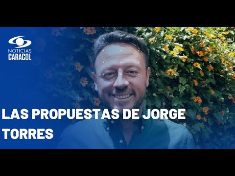 Jorge Torres, candidato al Concejo de Bogotá, presenta sus propuestas