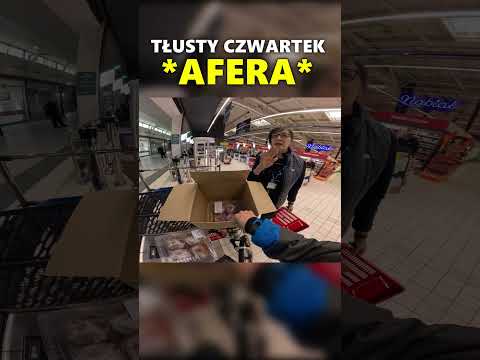 CHCIAŁ KUPIĆ PĄCZKI NA TŁUSTY CZWARTEK #shorts #viral #fuuny