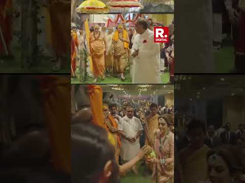 Shankaracharyas Arrive At Anant-Radhika's 'Aashirwad' Ceremony To Bless The Newly-Wed Couple