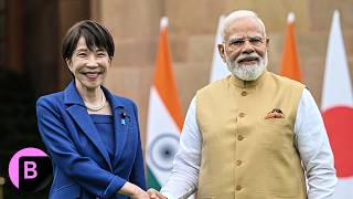 Thumbnail for the video "India's Modi, Japan's Takaichi Agree to Deepen Economic Ties" from Bloomberg Television