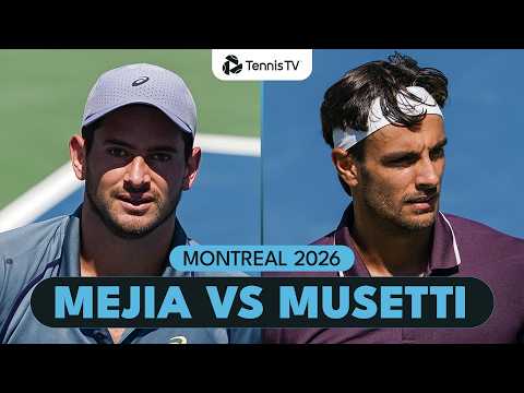 Lorenzo Musetti Takes On Nicolas Mejia 🎯 | Montreal 2026 Highlights