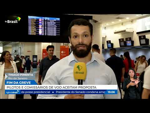 Pilotos e comissários de bordo aceitam proposta e encerram greve