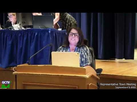 Representative Town Meeting, September 15, 2025