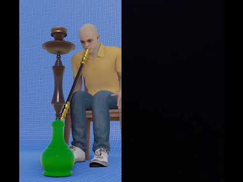 How A Hookah Works 🤔(3D Animation inHindi) #shorts #reels #cartoon #science #viral #shorts #video