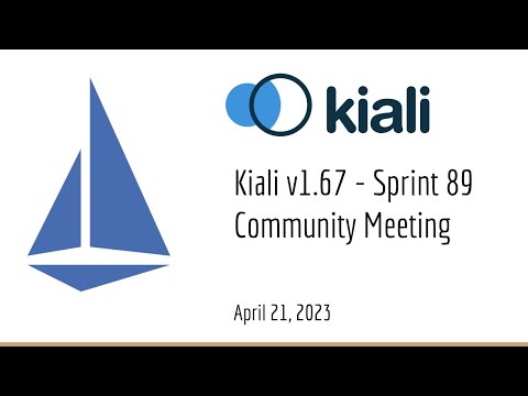 Thumbnail for Kiali Sprint 89 Demo [v1.67] - Service mesh management for Istio
