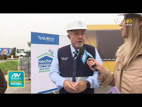 Alcalde de Surco anuncia el Techo propio surcano para los más necesitados