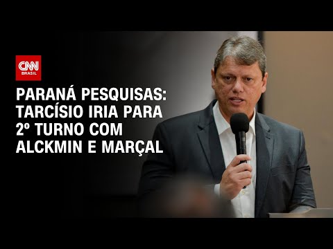 ​Paraná Pesquisas: Tarcísio iria para 2º turno com Alckmin e Marçal | BASTIDORES CNN