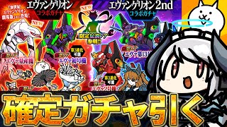 【#にゃんこ大戦争】エヴァコラボガチャ引きます！！【 #あくまメリル 】