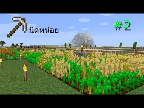 Minecraft1.14.32ทำฟาม+ลุยเห