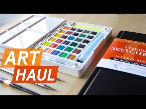 ART HAUL - New Sketchbook!