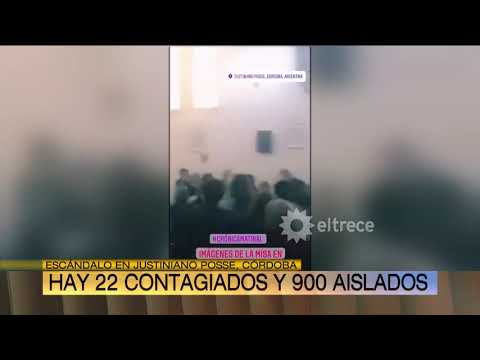 Comunión en Córdoba sin barbijos por orden del sacerdote: 22 contagiados y 900 aislados