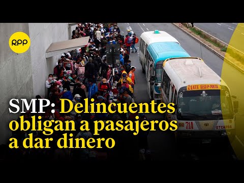 San Martín de Porres: Delincuentes amenazan y piden dinero a pasajeros