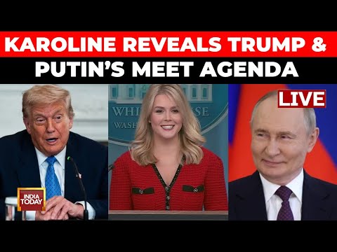LIVE: White House Press Secretary Holds Media Briefing | Trump-Putin Meet Updates | Washington DC