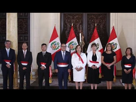 Presidenta Boluarte toma juramento a nuevos Ministros de Estado