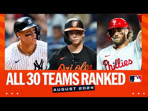 MLB Power Rankings - Week of August 12, 2024 (All 30 teams ranked!)