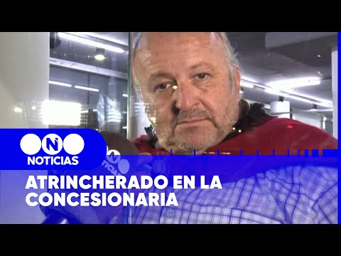 LO ESTAFARON y TERMINÓ ATRINCHERADO en una CONCESIONARIA - Telefe Noticias